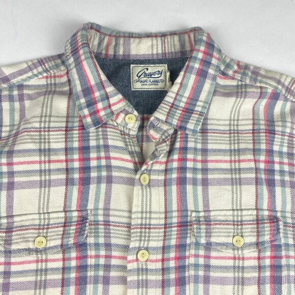 NWT Grayers Stone Multicolor Jaspe Flannel Shirt Men's Size XL - Picture 3 of 13